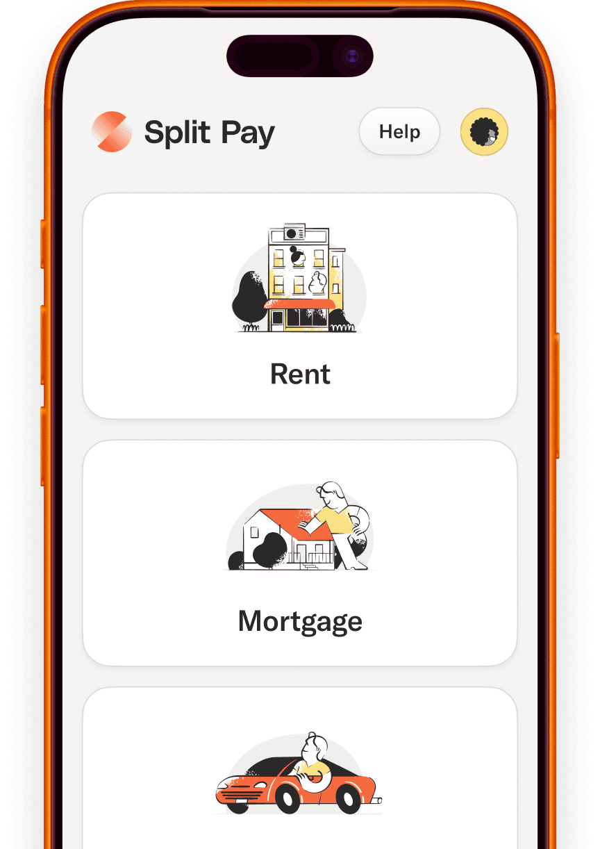 app view: pick your bill