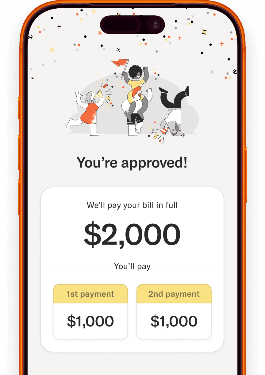 app view: split example