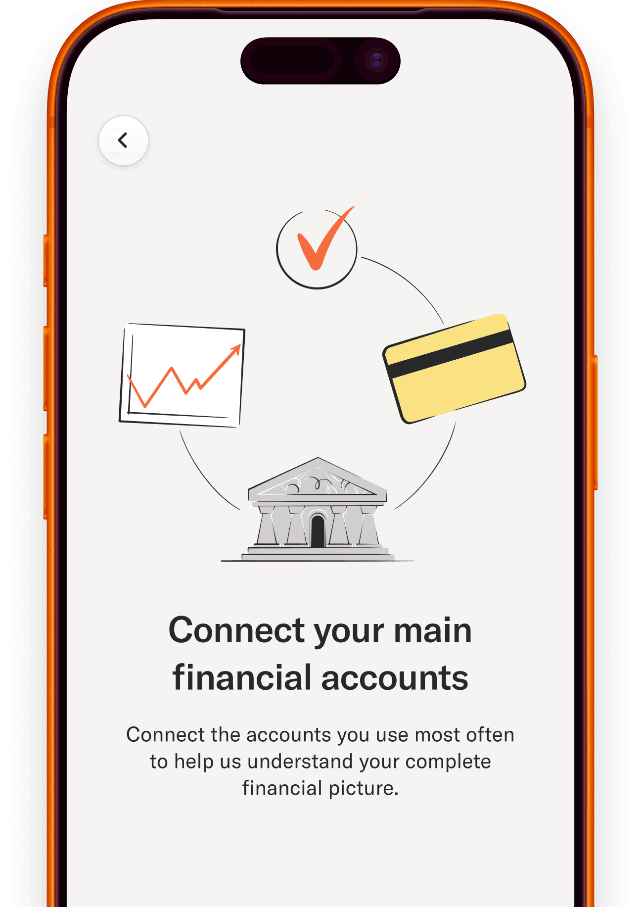 app view: connect your accounts
